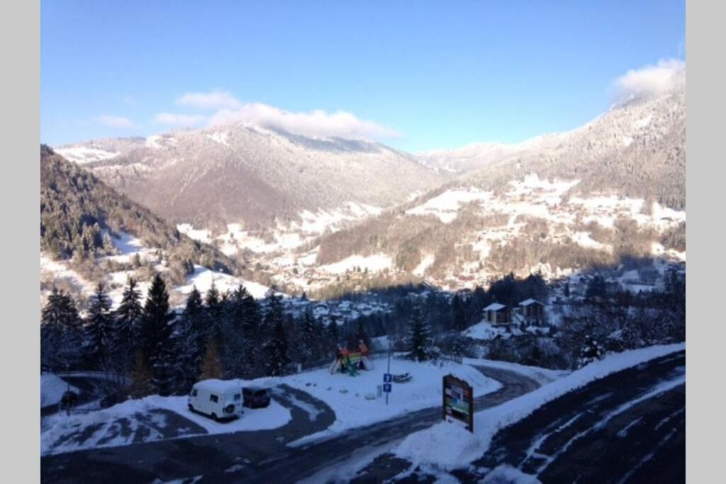 Au Pied Des Pistes B31, Chaleureux Studio 4 Pers, Vue Sur La Vallee Imprenable Avec Wifi, Draps Non Compris Saint-Jean-d'Aulps Bagian luar foto