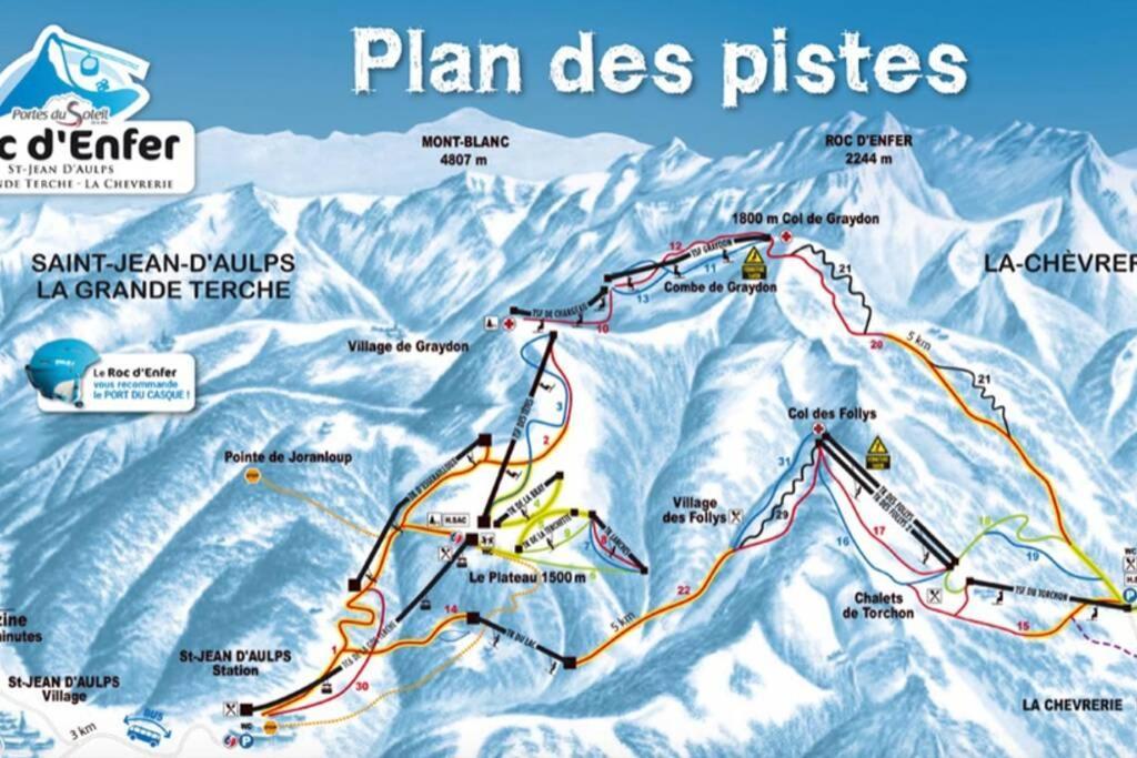 Au Pied Des Pistes B31, Chaleureux Studio 4 Pers, Vue Sur La Vallee Imprenable Avec Wifi, Draps Non Compris Saint-Jean-d'Aulps Bagian luar foto
