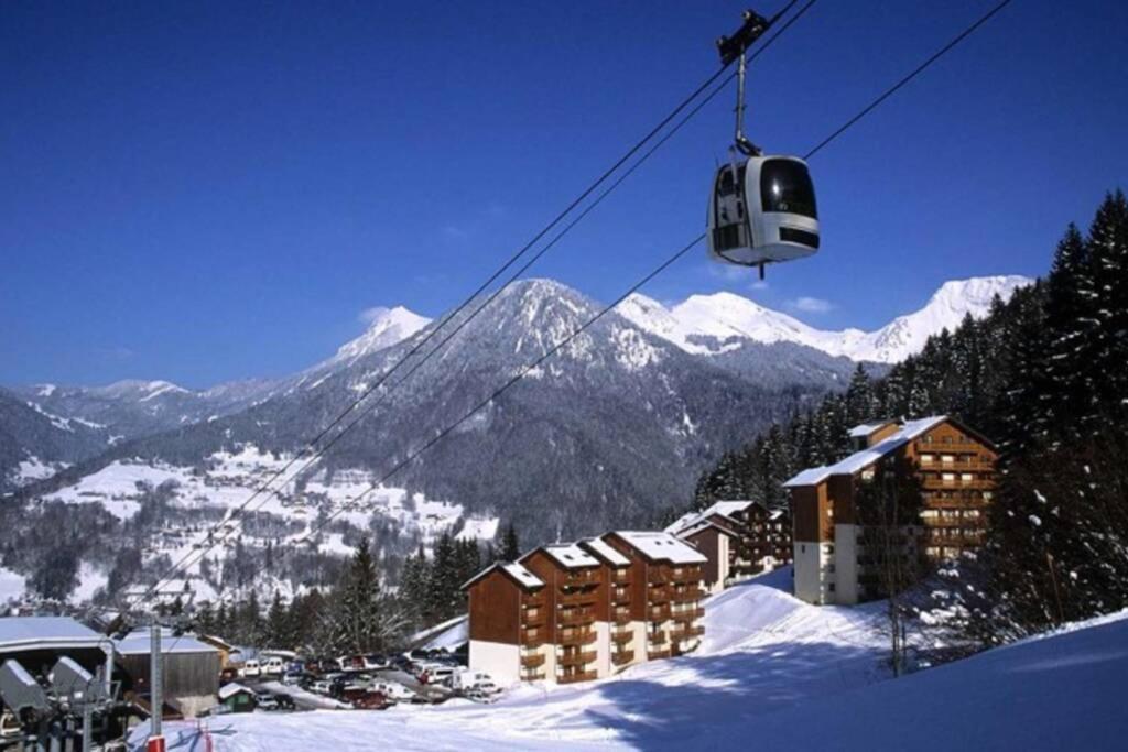 Au Pied Des Pistes B31, Chaleureux Studio 4 Pers, Vue Sur La Vallee Imprenable Avec Wifi, Draps Non Compris Saint-Jean-d'Aulps Bagian luar foto